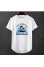 Unisex Oversize Şehir Baskili T-shirt
